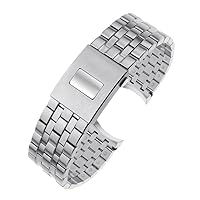 RAYESS For IWC Pilot Bracelet Mark 17 18 Little Prince IW377717 Watch Band 20mm 21mm Stainless Steel Watch Strap