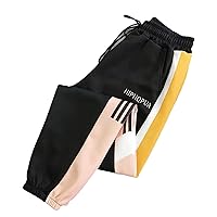 Women Hip Hop Casual Trousers Black Loose Streetwear Pants High Waist Pockets Trousers Female Sport Pants