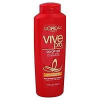 Loreal Vive Pro Color Care Hair Shampoo for Color-Treated Dry Hair - 13 Oz