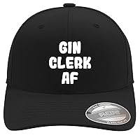 Gin Clerk AF - Soft Flexfit Baseball Hat Cap