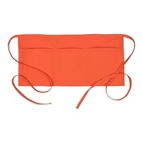 Fame Original 3 Pocket Waist Apron 18132 for Adults in Orange - One Size Fits Most - Unisex (F9-83534)