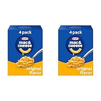 Kraft Original Macaroni & Cheese Dinner (4 ct Pack, 7.25 oz Boxes) (Pack of 2)