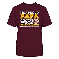 FanPrint Bethune-Cookman Wildcats - I'm A Proud Papa of an Awesome Granddaughter