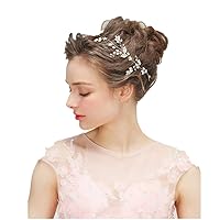 Bride Handmade Pearl Ribbon, Fashion Hair Ribbon, Wedding Jewelry, Bridesmaid Hair Ornament, Headdress Suit