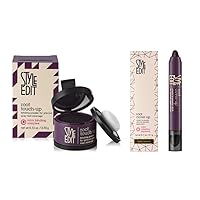 Style Edit Root Cover Up Stick And Root Touch Up Powder, to Cover Up Roots, Dark Brown hair color