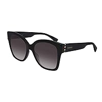 Gucci Women's Web Plaque Sunglasses, Black/Grey Gradient, One Size