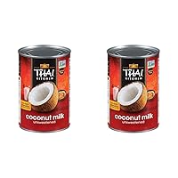 Thai Kitchen Gluten Free Unsweetened Coconut Milk, 13.66 fl oz (Pack of 2)
