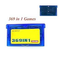 369 in 1 Game Cartridge Card for G-B Console ,32 Bit Retro Video Game Compilations Classic Collection English Version,Support for GBA/ GBM/ GBA SP/ NDS/ NDSL All Version Console
