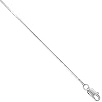 Sterling Silver Snake Chain Ankle Bracelet 0.9mm - 2.5 mm Nickel Free Italy