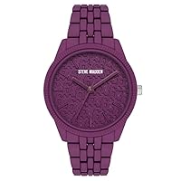 Steve Madden Women's Rubberized Bracelet Watch