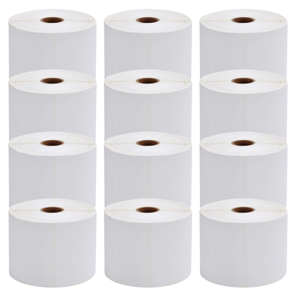 MFLABEL 20 Rolls of 450 Labels 4x6 Direct Thermal Shipping Labels for Zebra 2844 ZP-450 ZP-500 ZP-505