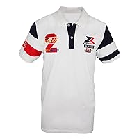 Zeekas No.2 London Player Designer Half Sleeves Organic Cotton Polo Shirt Men Classic Fit
