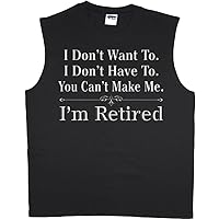 Funny Retirement Gifts Retired T-Shirt Sleeveless Muscle Tee Mens Tank Tops