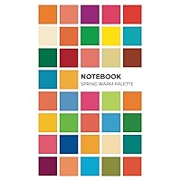 Notebook spring warm palette: Ideal for a special person who likes style, fashion, trends and is interested in color and beauty types analysis.
