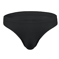 Men's Silky Ice Silk Ultra-Thin Bikini Swim Briefs Underwear Swimwear