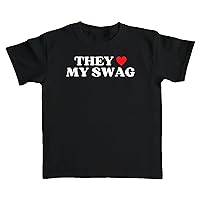 They Love My Swag T-Shirt Baby Tee Crop Top
