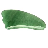 Green Set Tools Face Lift Massage Crystal Energy Stone Traditional Scraper Set for Body Massager 1Pcs (Color : Green Aventurine Set)