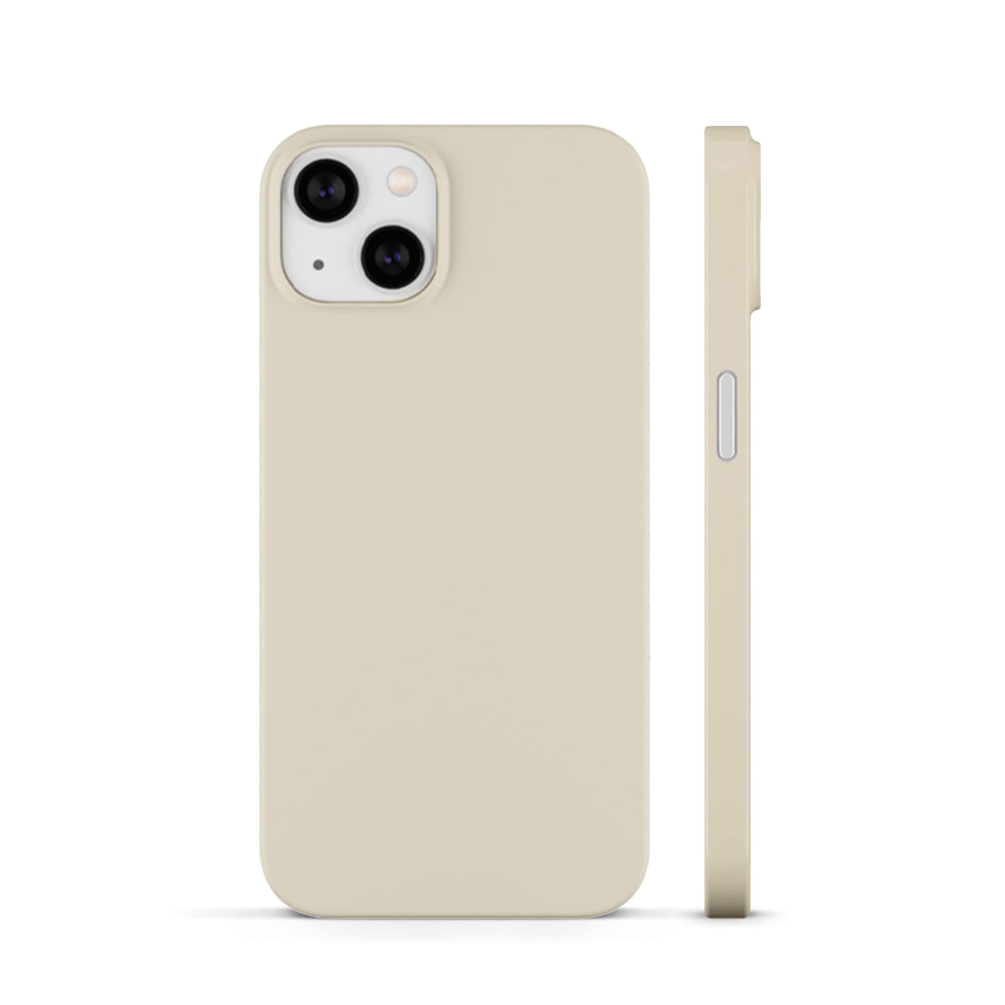 PEEL Ultra Thin iPhone 14 Case, Bone - Minimalist Design | Branding Free | Protects and Showcases Your Apple iPhone 14