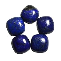 Natural Lapis Lazuli Loose Gemstone 9X9 to 12X12 MM 5 Pcs Lot Cushion Shape for Jewelry Making