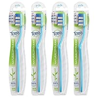 Tom's of Maine Naturally Clean Toothbrush, Soft, 4-Pack