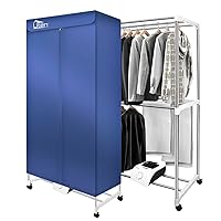 Uten Clothes Dryer, 1500W Clothes Dryer Machine with Timer, Travel Laundry Drying Wardrobe, Electric Clothes Drying Rack and Dryer for Travel, Apartments, Home