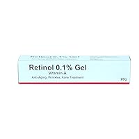 Retinol Gel 0.1 Vitamin A Repairs Fine Lines & Wrinkles, Scar Treatment, Age and Sun Spots, Anti-Aging Formula, 20g