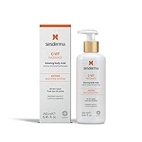 Sesderma C-VIT RADIANCE Glowing Body Milk Instant Luminosit Cream, 8.5 Fl Oz (Pack of 1)