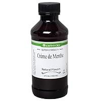 LorAnn Crème de Menthe SS, Natural Flavor, 4 ounce bottle