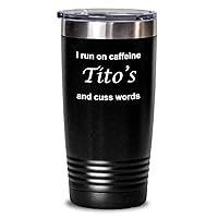 Tito Moscow Mule Mug - Travel Mug Gifts For Moscow Mule Cocktail - Birthday Gifts - Ginger Beer-Best Funny Name Tumblers Vodka - Novelty Gift Unique Idea 20oz Stainless Steel Vacuum Insulated Lid Sexy