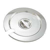 Winco Inset Cover, 4.0-Quart, Stainless Steel