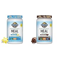 Vegan Protein Powder Raw Organic Meal Replacement Shakes Vanilla and Chocolate 28 Servings Each