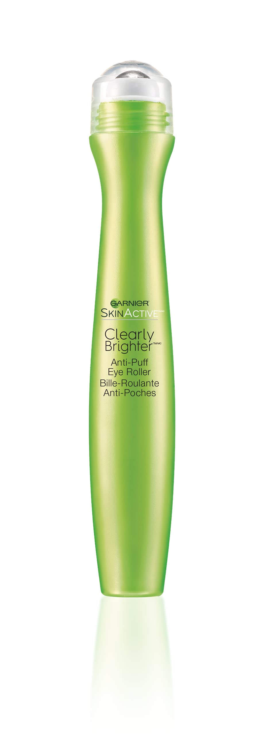 Garnier SkinActive Clearly Brighter Anti-Puff Eye Roller, 0.5 Fl Oz (15mL), 1 Count (Packaging May Vary)