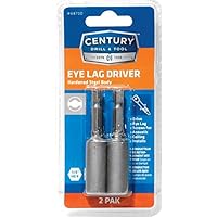 Century Drill & Tool 68700 Eye Lag Driver, 1/4