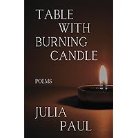 Table with Burning Candle