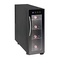 ROVSUN 18 Bottle Wine Fridge, Freestanding Compressor Wine Cooler Refrigerator, Beverage Wine Chiller with Digital Temperature Control 