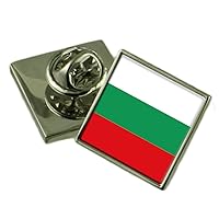 Bulgaria Flag Lapel Pin Badge Solid Silver 925