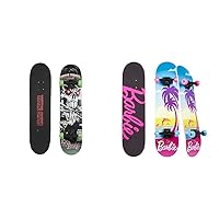 Monster Jam 31 inch Skateboard, 7-ply Maple Desk Skate Board for Cruising, Carving, Tricks and Downhill