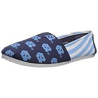 FOCO Women's NCAA NCAA College Canvas Stripe Slip On Shoes