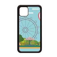 Ferris Wheel Balloon Amusement Park for iPhone 12 Pro Max Cover for Apple Mini Mobile Case Shell