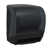 Palmer Fixture TD0235-02 Electronic Hands Free Roll Towel Dispenser, Black Translucent