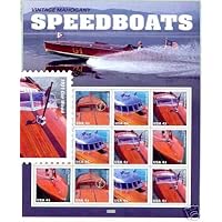Speedboats 12 x 41 Cent US Postage Stamps Scot #4160-63