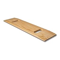 Transfer Board and Slide Board, FSA Eligible, Made of Heavy-Duty Wood for Patient, Senior and Handicap Move Assist and Slide Transfers, Holds up to 440 Pounds, 2 Cut out Handles, 30 x 8 x 1