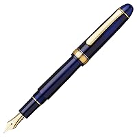 Platinum #3776 Century PNB-15000 51-0 Fountain Pen, Science Fiction Fine Soft Point, Chartre Blue