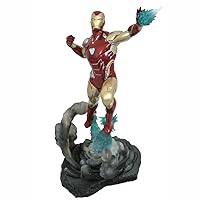 Diamond Select Toys Marvel Gallery: Avengers Endgame Iron Man Mk85 PVC Figure, Multicolor