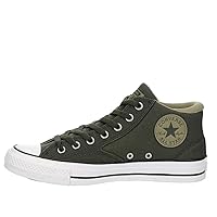 Converse Unisex Chuck Taylor All Star Malden Mid Canvas Sneaker - Lace up Closure Style - Cave Green/Mosy Sloth 15
