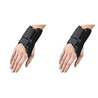 OTC Wrist Splint, Petite or Youth Size Support Brace, Medium, 6 Inch (Right Hand) (Pack of 2)