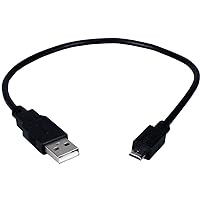USB Cable - 1 Ft - Black (CC2218C-01)