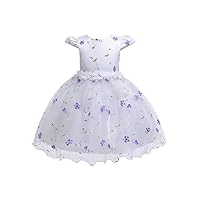 EFOFEI Girls Lace Tutu Formal Cap Sleeve Tulle Prom Gown Lace Floral Dress