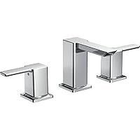 Moen 90 Degree Chrome Two-Handle 8 in. Widespread Bathroom Faucet Trim Kit, Valve Required, TS6720