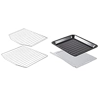 COSORI Air Fryer Toaster Oven CS130 Series Accessories - 2 Pcs Oven Wire Rack and Oven Tray with Drip Pan